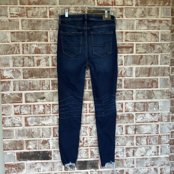 American Eagle Next Level Stretch Dark Wash
 Super High-Rise Jegging Jeans - Picture 5 of 10